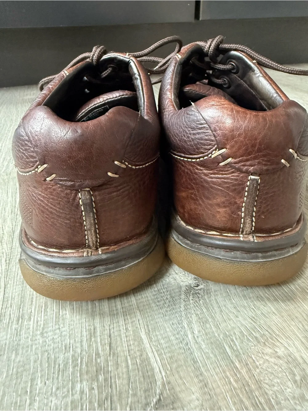 Dr Martens Lubbock Brown Pebbled Leather Casual Oxford Derby Lace-up Shoes 11485